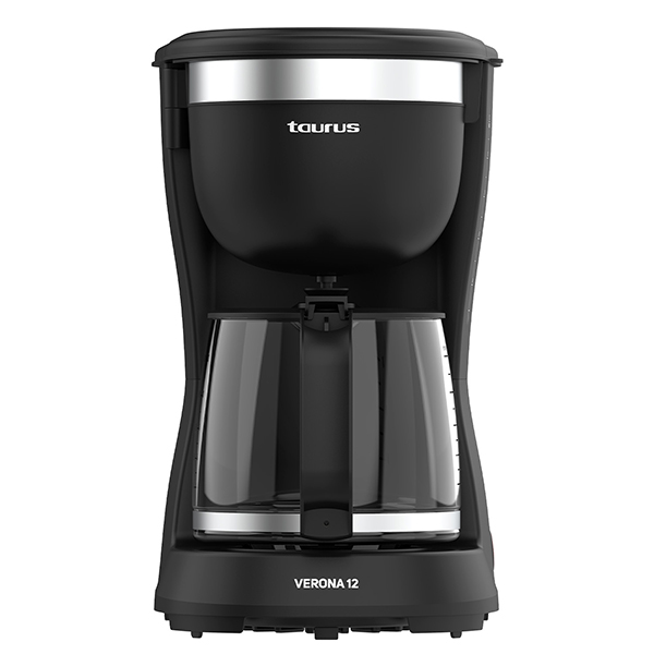 CAFETERA GOTEO VERONA 12 NEGRA 680W 920644000 TAURUS 12 TZ
