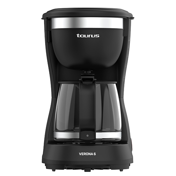 CAFETERA GOTEO VERONA 6T NEGRA 680W 920642000 TAURUS 6 TZ