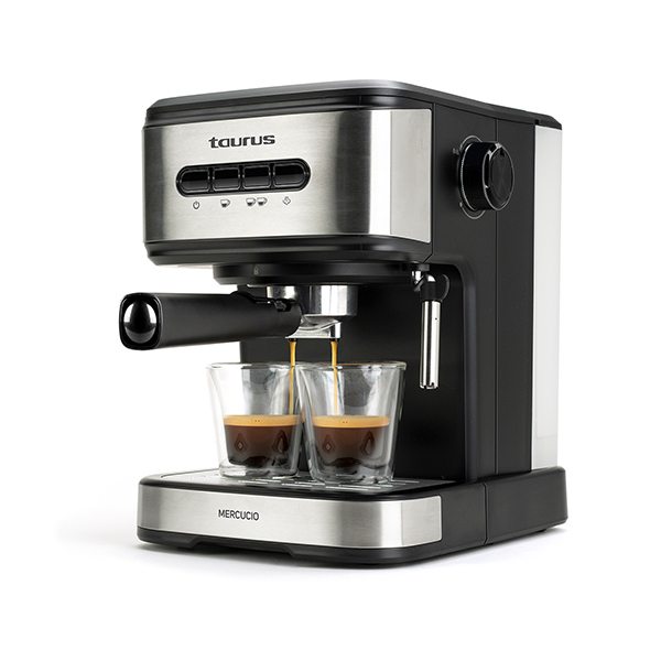 CAFETERA EXPRESSO MERCURIO 850W 920625000 TAURUS 20 BAR