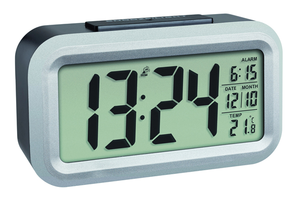 RELOJ DIGITAL NEGRO/TERMOMETRO 60.2553.01 HERTER -