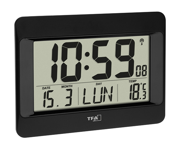 RELOJ DIGITAL C/TEMPERATURA-RADIO 60.4519.01 HERTER -