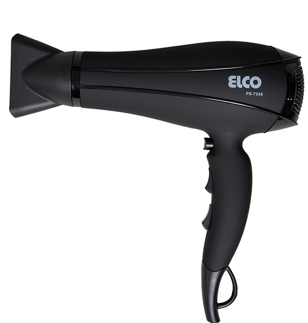 SECADOR PELO C/DIFUSOR IONICO PS-7248 ELCO 2400 W