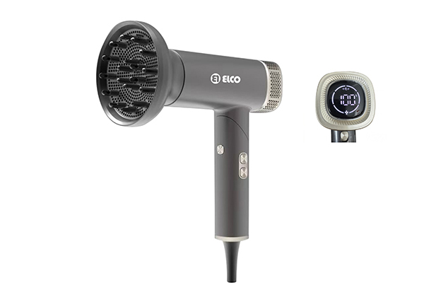 SECADOR PELO TIPO DYSON PLECABLE PS-8000 ELCO 1600 W