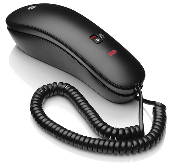 TELEFONO MONOPIEZA NEGRO 107CT50BLACK MOTOROLA -