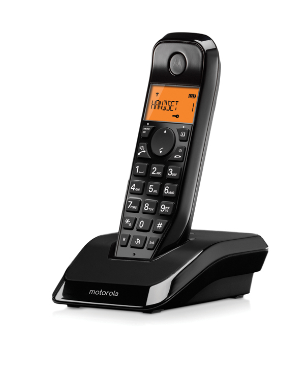TELEFONO INALAMBRICO DECT 107S1201BLACK MOTOROLA -