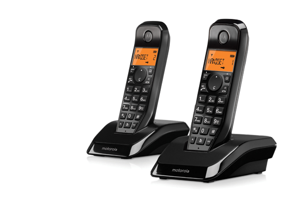 TELEFONO INALAMBRICO DECT DUO 107S1202BLACK MOTOROLA -