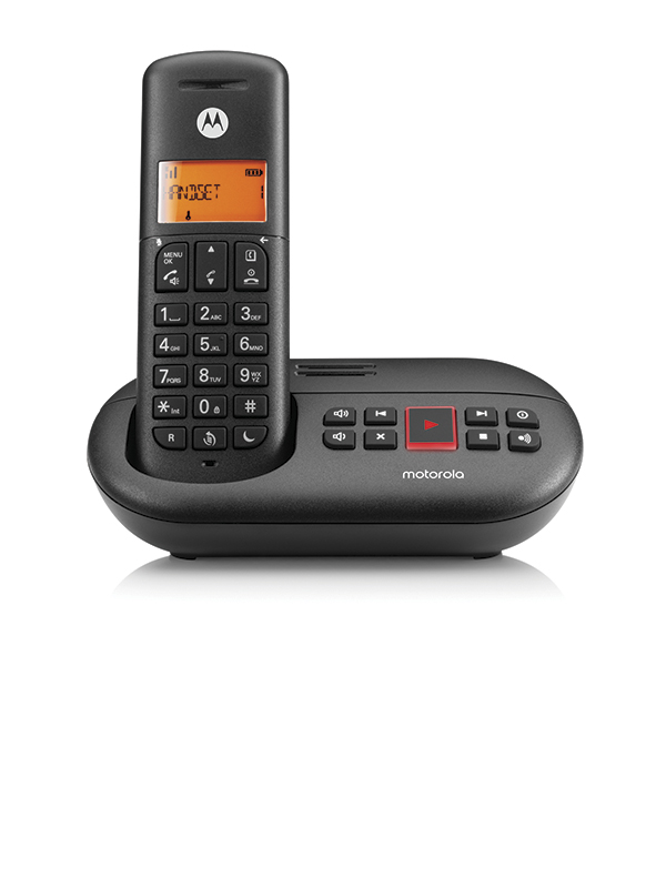 TELEFONO INALAMBRICO CON CONTESTADOR E211 BLACK 1,07E+213 MOTOROLA -