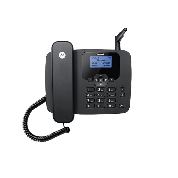 TELEFONO SOBREMESA CON BATERIA Y TARJETA SIM 107FW410L MOTOROLA GSM