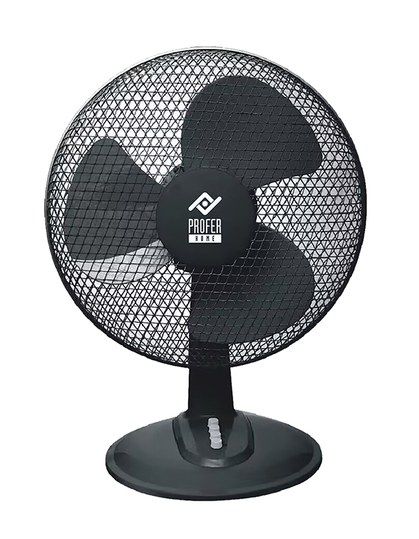 VENTILADOR SOBREMESA NEGR 50W PH1449 PROFER HOME 40 CM