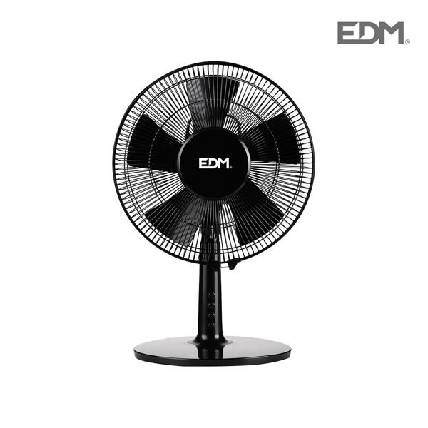 VENTILADOR SOBREMESA NEGRO 33502 EDM 40 W