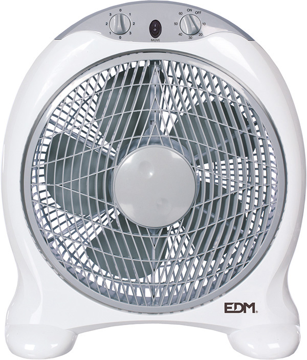 VENTILADOR BOX FAN BLANCO/GRIS 33951 EDM 45 W
