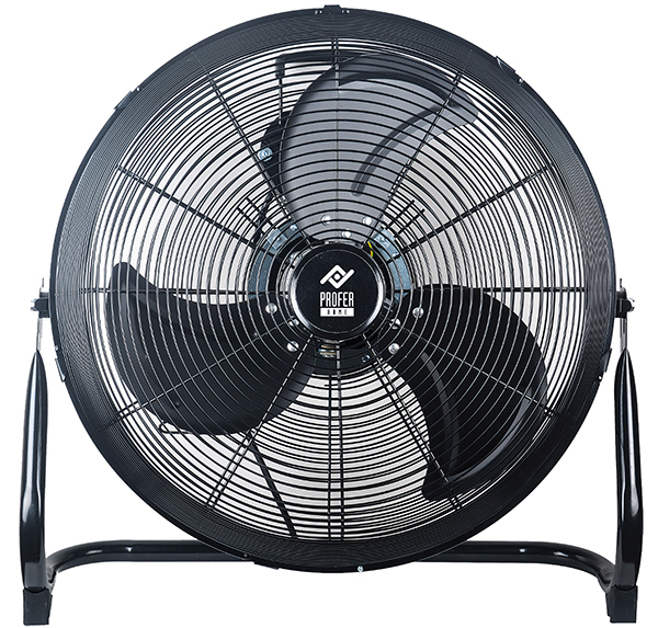 VENTILADOR SUELO INCLINABLE NEGRO 90W PH1440 PROFER HOME 40 CM