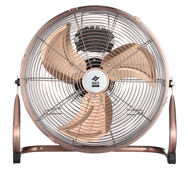 VENTILADOR SUELO INCLINABLE BRONCE 90W PH1441 PROFER HOME 40 CM