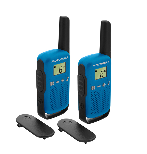 WALKIE TALKIES T42 BLUE PACK 2UDS 59T42BLUEPACK MOTOROLA 4 KM
