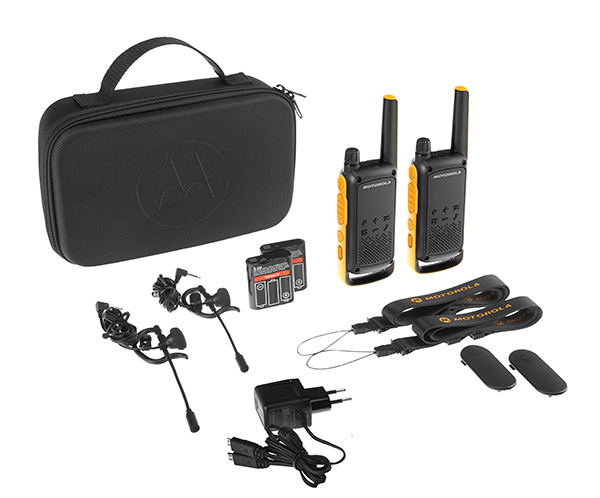 WALKIE TALKIE PAREJA T82 PACK 59T82EXPACK MOTOROLA 10 KM