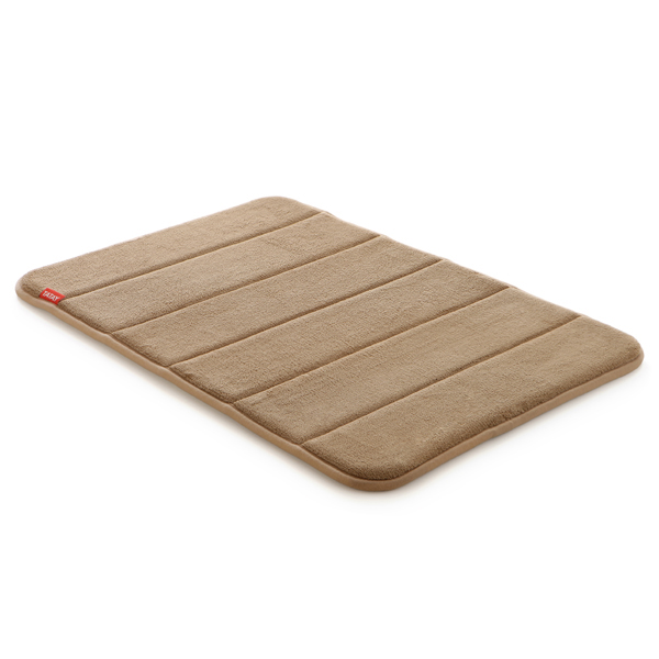 ALFOMBRA BAÑO MICROFIBRA BEIGE 5513000 TATAY 60X40 CM