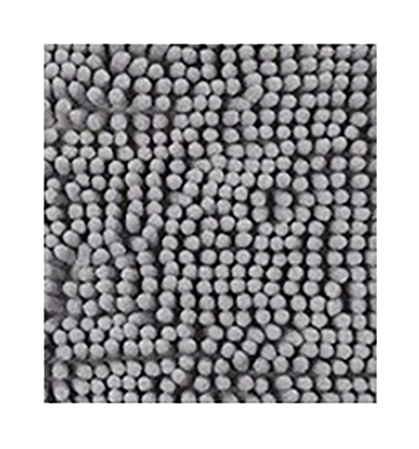 ALFOMBRA BAÑO POLIESTER 100% GRIS CLARO 5540024060 EPID 40X60 CM