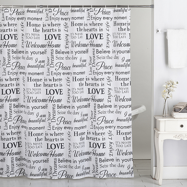 CORTINA BAÑO POLIESTER VIBES 5,52366E+11 EPID 200X200 CM