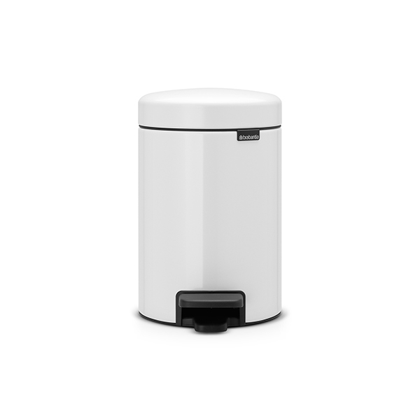 CUBO BAÑO PEDAL BLANCO NEWICON 11 21 26 BRABANTIA 3 L