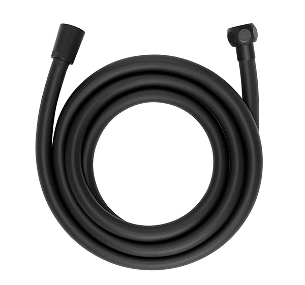 FLEXO DUCHA 175 CM NEGRO MATE 24007100 WENKO 175 CM