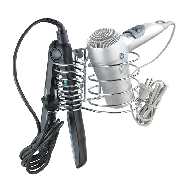 SOPORTE SECADOR Y PLANCHA PELO MILANO 20648100 WENKO -