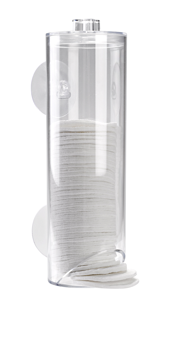 DISPENSADOR DISCOS DESMAQUILLA 11728 PLASTIFORTE 7X7X21 CM