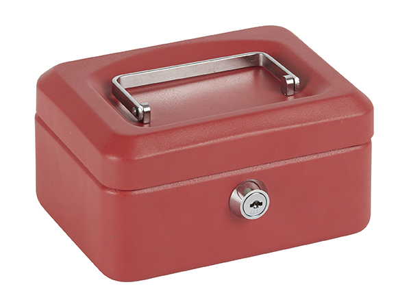 CAJA CAUDALES ROJO PH1169 PROFER HOME 20X16X9CM
