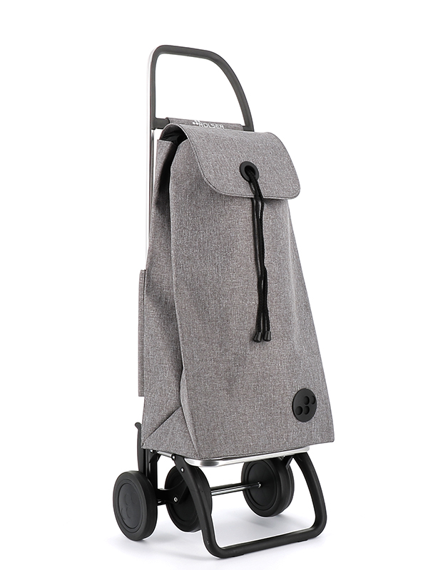 CARRO COMPRA I-MAX TWEED 2+2 GRIS IMX382 ROLSER 43 L