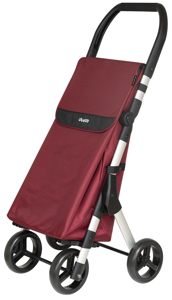 CARRO COMPRA 2+2 MUUVI UP GRANATE 998402 755 DUETT 46 L