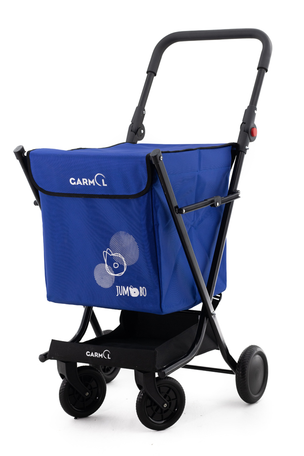 CARRO COMPRA JUMBO+BANDEJA AZU JUMBO TRA C-753 GARMOL 66 L + 6 L