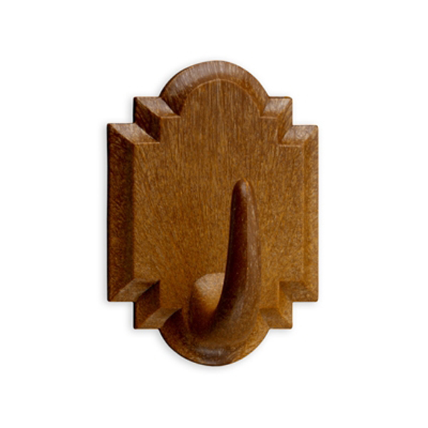 PERCHA ADHESIVA MADERA BL.2 2061-8 INOFIX -