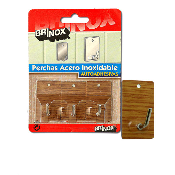 PERCHA MADERA ADH. L.3 B70260Z BRINOX -
