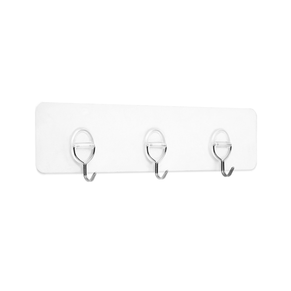 PERCHA ADHES REUTIZABLE 3 GANC 1293-0 INOFIX 378X95X25