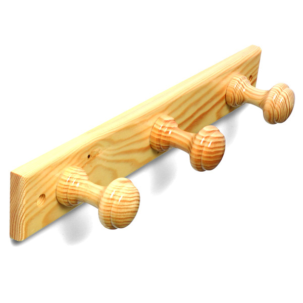 PERCHA PINO 3 P. RED. ROBLE B30310Y BRINOX -