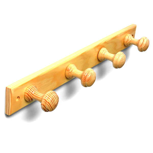 PERCHA PINO 4 P. RED. ROBLE B30320Y BRINOX -