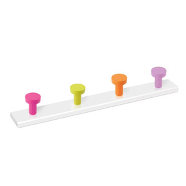 PERCHA MADERA 4P COLORES B.BCA 913SUV NESU -