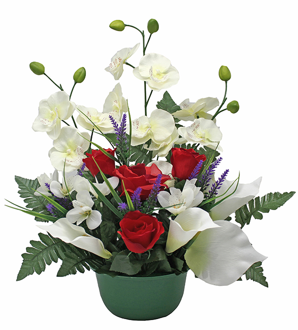 CENTRO CALAS LIRIOS ORQUIDEA LAVANDA 6702076 SINDER 51 CM