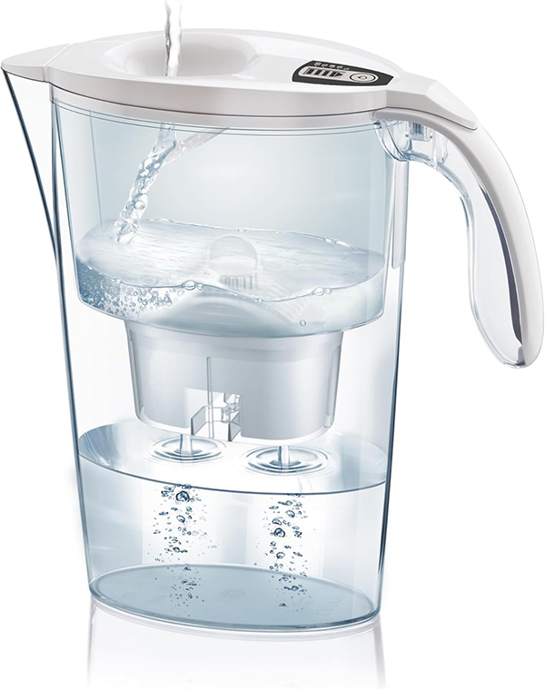 JARRA FILTRO STREAM BLANCA +2FILTROS J9029C4 LAICA 2,3 L