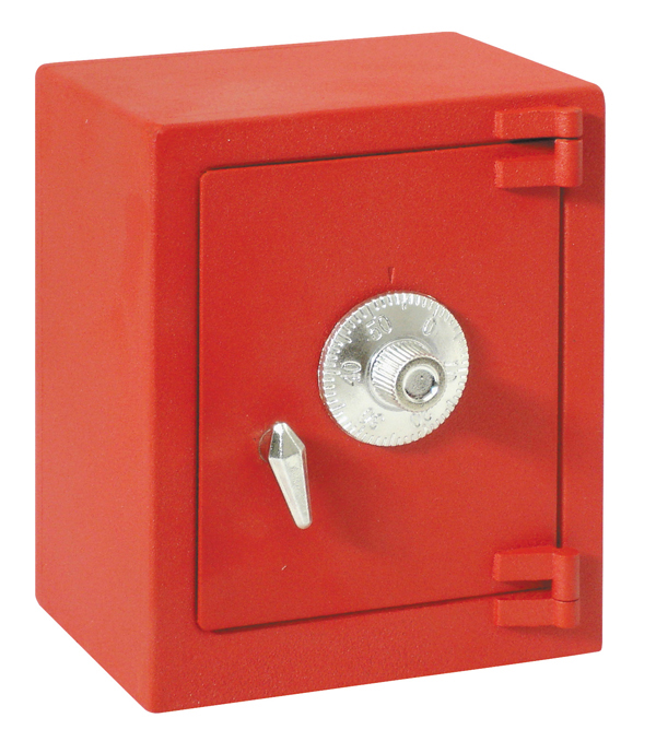 HUCHA CAJA FUERTE ROJO 11782 BTV -