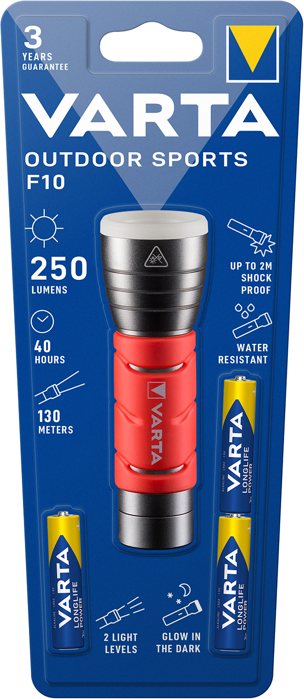 LINTERNA LED 5W 3PILAS AAA INC 17627101421 VARTA 235 LUMENS