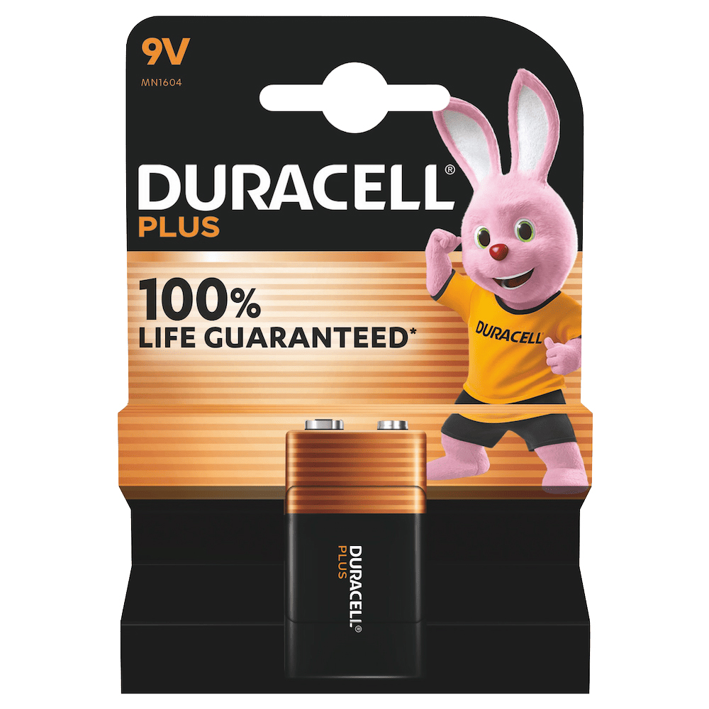 PILA ALCALINA PLUS 6LR61 K1 BLISTER 1 246653 DURACELL 9 V
