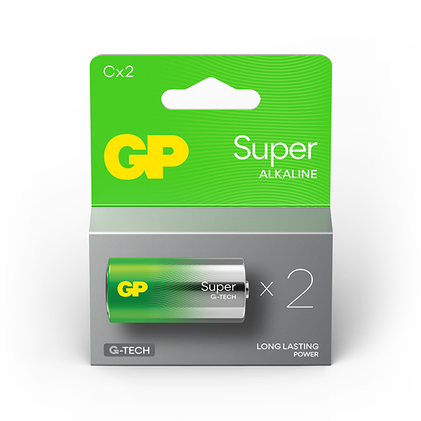 PILA ALCALINA LR14 BLISTER 2u G008 GP 1,5 V