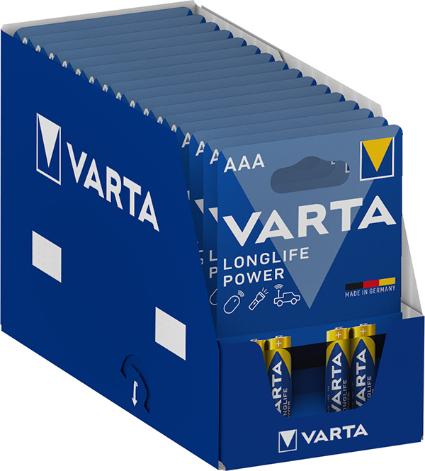 PILA ALCALINA LR03 AAA BL 4 LONGLIFE POWER 4903121414 VARTA 1,5 V