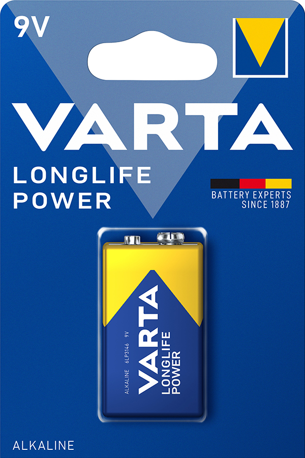 PILA ALCALINA 6LR61 LONGLIFE POWER 4922121411 VARTA 9 V