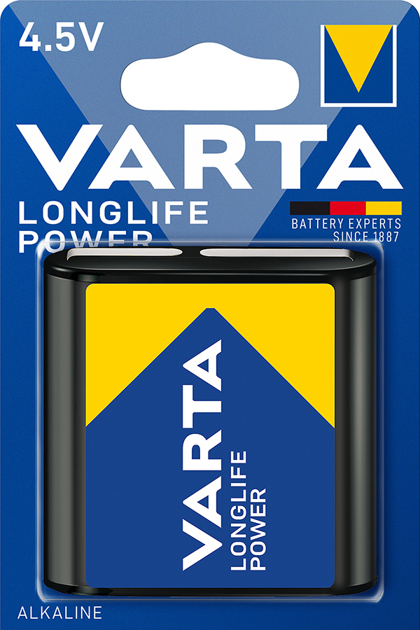 PILA ALCALINA 3LR12 LONGLIFE POWER 4912121411 VARTA 4,5 V