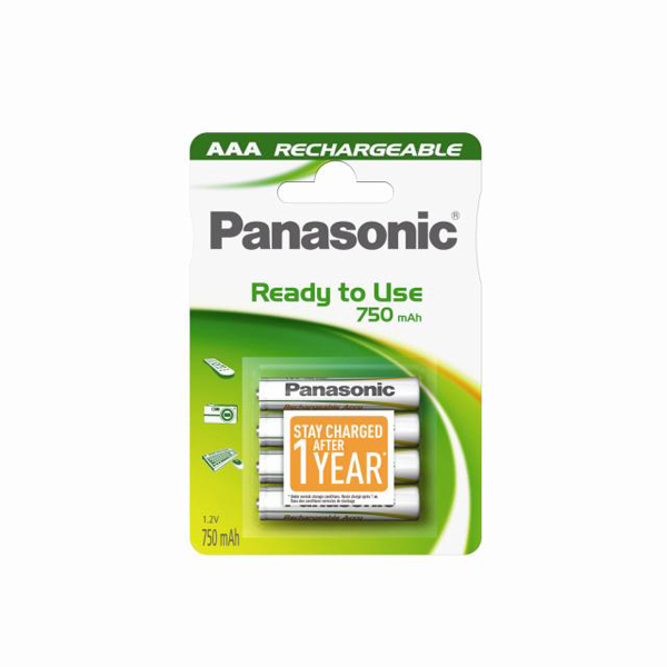 PILA RECARGABLE EVOLTA BL4 LR03 AAA HHR4MVE4BC PANASONIC 750 MAH