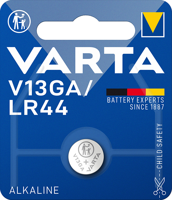 PILA BOTON BL1 V13GA LR44 ALCALINA 4276101401 VARTA 1,5 V