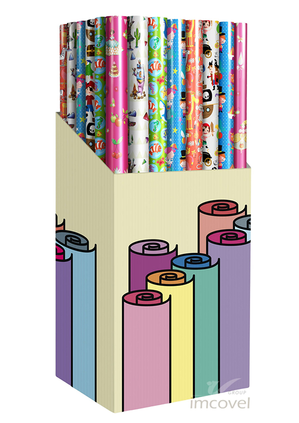 PAPEL REGALO DELUXE INFANTIL-JUVENIL SURTIDO CRE3207020015 IMCOVEL 70X200 CM
