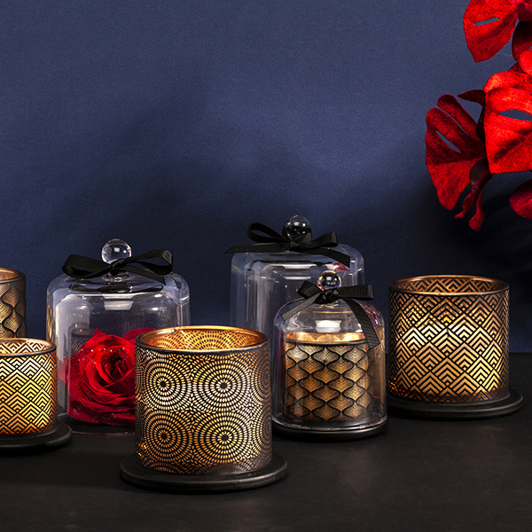 VELA C/CAMPANA CRISTAL SURT BO5299 CMP 8,5 CM