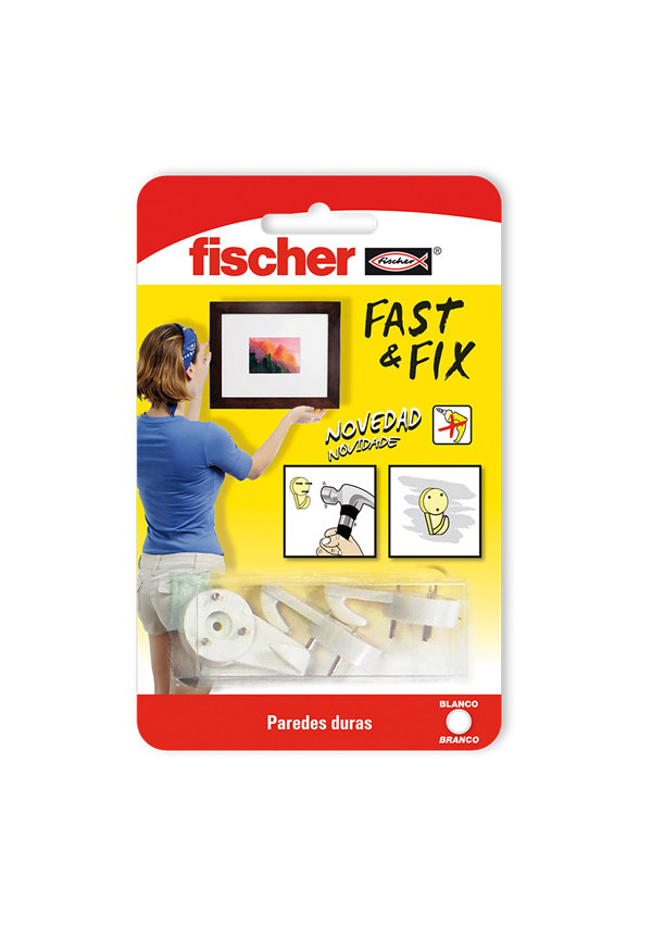 CUELGA FACIL 3 CLAVOS BL.4 U 534844 FISCHER -